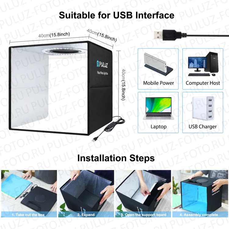 �������� PULUZ 40 �� � �������� ������. ���� 6